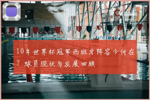 10年世界杯冠军西班牙阵容今何在？球员现状与发展回顾