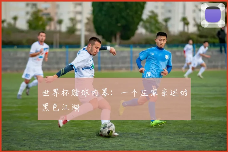 世界杯赌球内幕：一个庄家亲述的黑色江湖