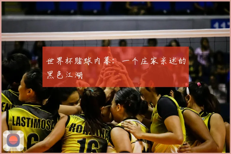 世界杯赌球内幕：一个庄家亲述的黑色江湖